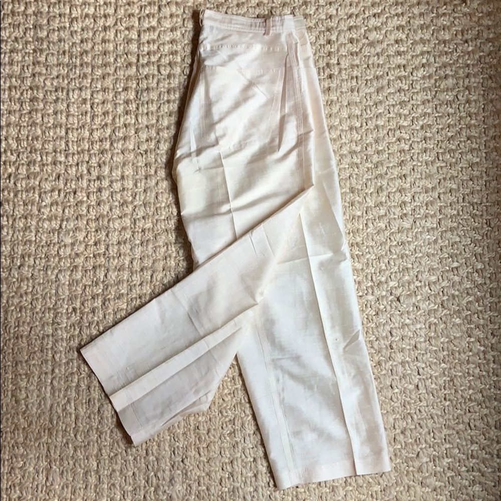 Vintage 💯 Silk Pleated Trousers | Lyndia Procanik